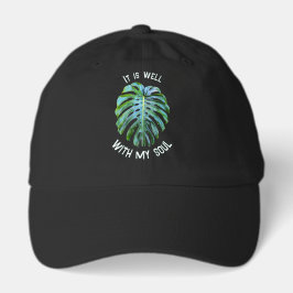 Tropisch Es Geht Gut Mit Meiner Seele Monstera Dun Truckerkappe