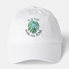 Tropisch Es geht meiner Seele gut Monstera Modern Truckerkappe