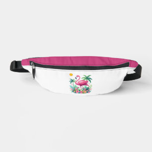 Tropisch/Florida rosa Flamingo Bauchtasche