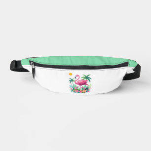 Tropisch/Florida rosa Flamingo Bauchtasche