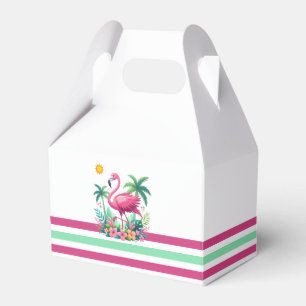 Tropisch/Florida rosa Flamingo Geschenkschachtel