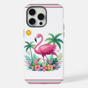 Tropisch/Florida rosa Flamingo iPhone 15 Pro Max Hülle