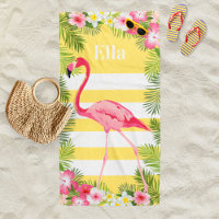 Tropisch-gelber Flamingo-Individuelle Name