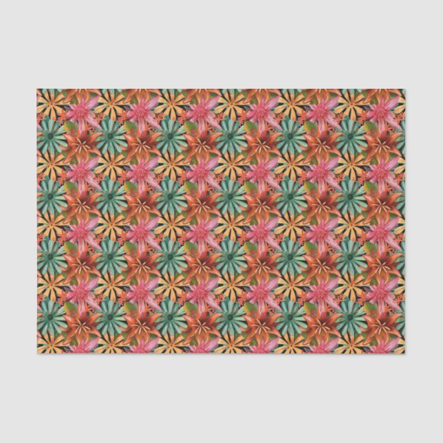 tropisch/hawaiianisch/blumenreich/Blume Seidenpapier (Vorderseite)
