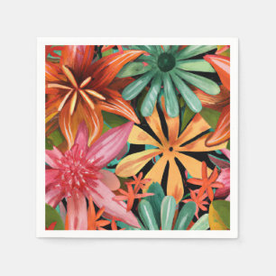 tropisch/hawaiianisch/blumenreich/Blume Serviette