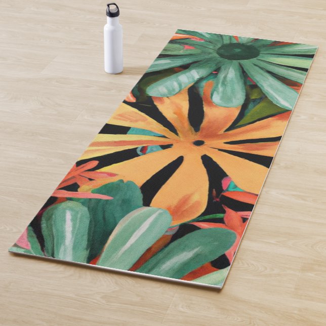 tropisch/hawaiianisch/blumenreich/Blume Yogamatte (Beispiel)
