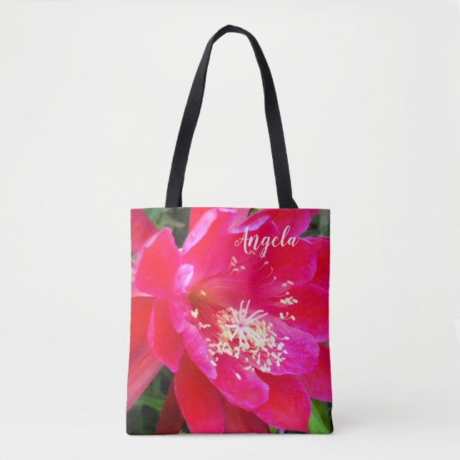 Tropisch Hot Pink Epie Blume Foto Tasche (Vorderseite)