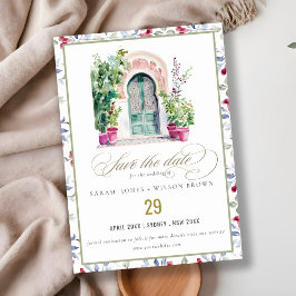Tropisch-marokkanische Hochzeit im Wassersportzent Save The Date