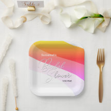 Tropisch orange, rosa Schattige Streifen kundenspe