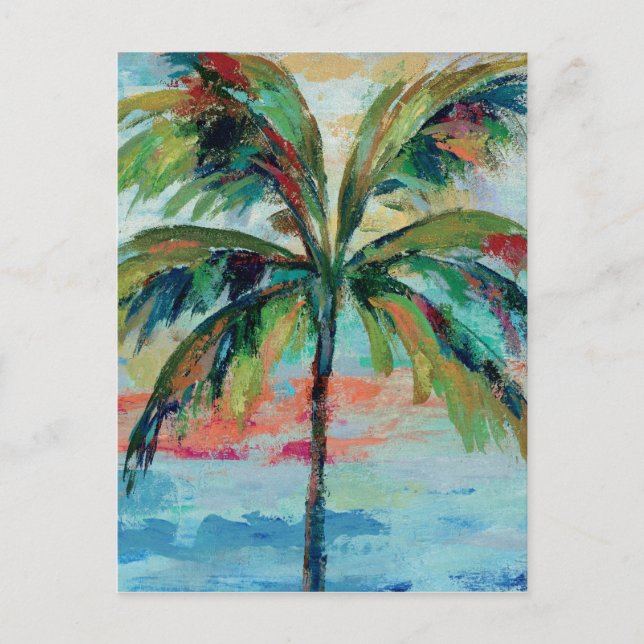 tropisch Palm Tree Postkarte (Vorderseite)