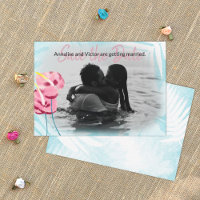 Tropisch rosa Gumdrop-Blume Rett-the-Date-Card