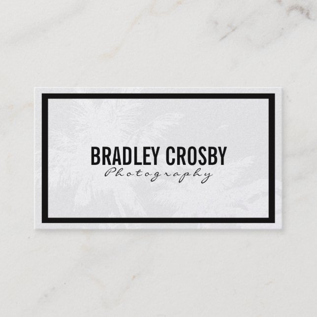 tropisch | Veränderung Visitenkarte (Vorderseite)