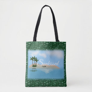 Tropisch verunkelt tasche
