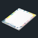 Tropische Abstrakte Kunst Personalisiert Stationie Notizblock<br><div class="desc">Dieses personalisierte Notizblock-Design zeichnet sich durch eine wunderschöne handbemalte botanische Aquarellkunst aus,  die den Text mit Ihrem Namen personalisieren und für jeden Anlass oder für jedes Geschäft nutzen kann. Mehr passende Produkte gibt es in meinem Shop ByEunMee.</div>