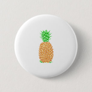 Tropische Ananas Button