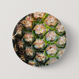 Tropische Ananas-Durchschlags-Beschaffenheit Button