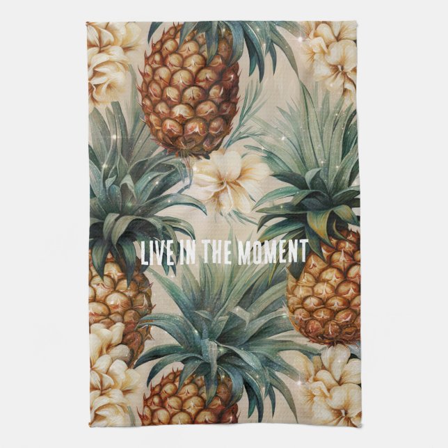 Tropische Ananas Geschirrtuch (Vertikal)