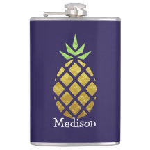 Tropische Ananas mit Ihrem Namen