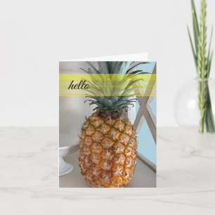 Tropische Ananas-Notecard Karte