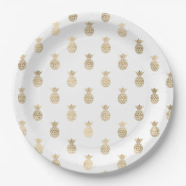 Tropische Ananas Pappteller