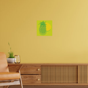 Tropische Ananas Poster
