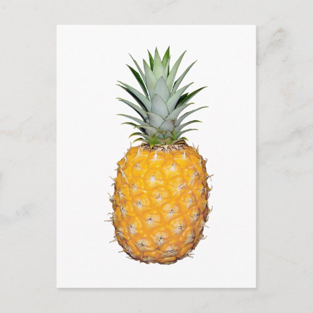 Tropische Ananas Postkarte (Vorderseite)