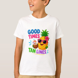 🍍 Tropische Ananas Sommer Für Strand Kinder 😎 T-Shirt