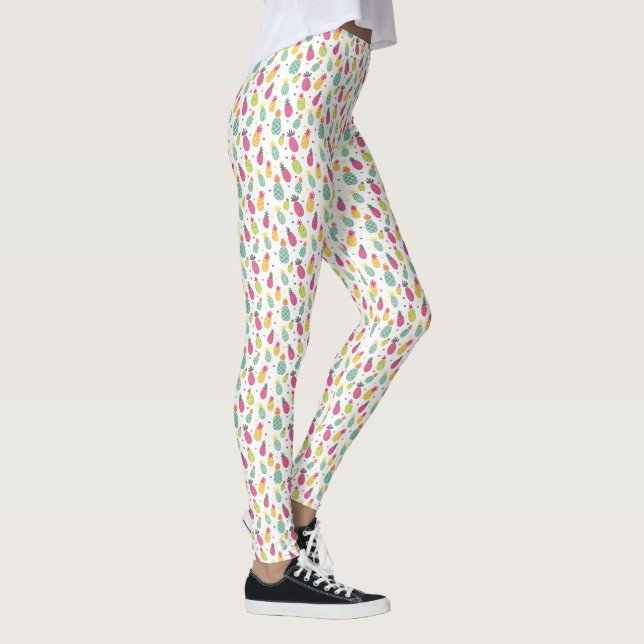 Tropische Ananas Sommer-Leggings Leggings (Rechts)