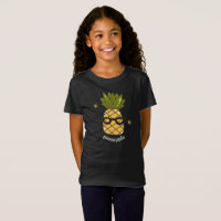 Tropische Ananas Sommermädchen