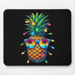 Tropische Ananas-Sonnenschein-Weihnachtslichter Xm Mousepad