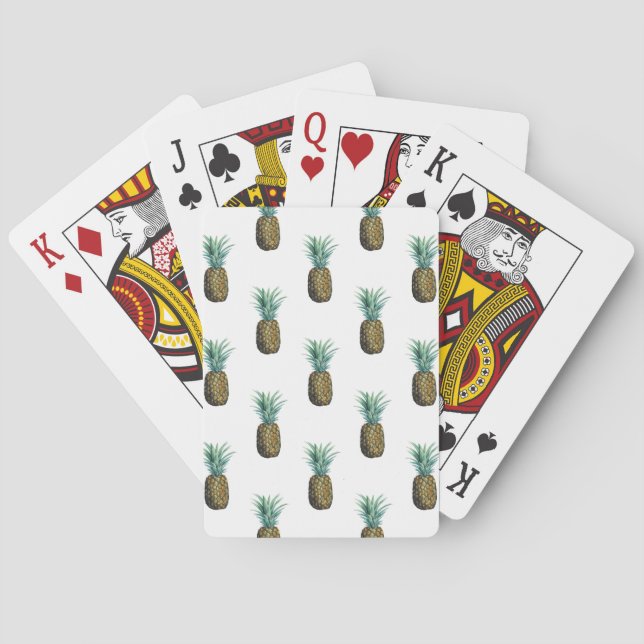 Tropische Ananas Spielkarten (Rückseite)