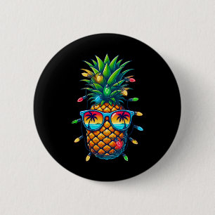 Tropische Ananas-Sungl-Weihnachtslichter Xmas In Button