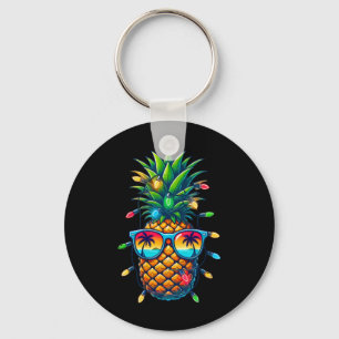 Tropische Ananas-Sungl-Weihnachtslichter Xmas In Schlüsselanhänger