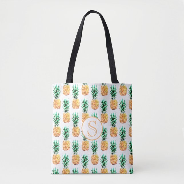 Tropische Ananas-Tasche Tasche (Vorderseite)