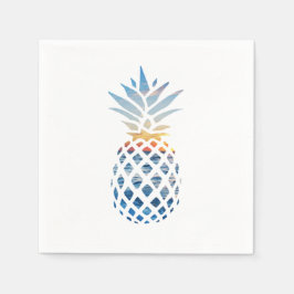 Tropische Ananas Thema Geburtstagsparty Serviette