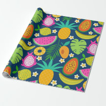 Tropische Ananas Wassermelone Banana Früchte