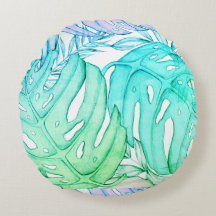 Tropische Aquarellfarbe Pastel Monstera