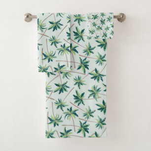 Tropische australische Fuchsschwanz-Palme Badhandtuch Set