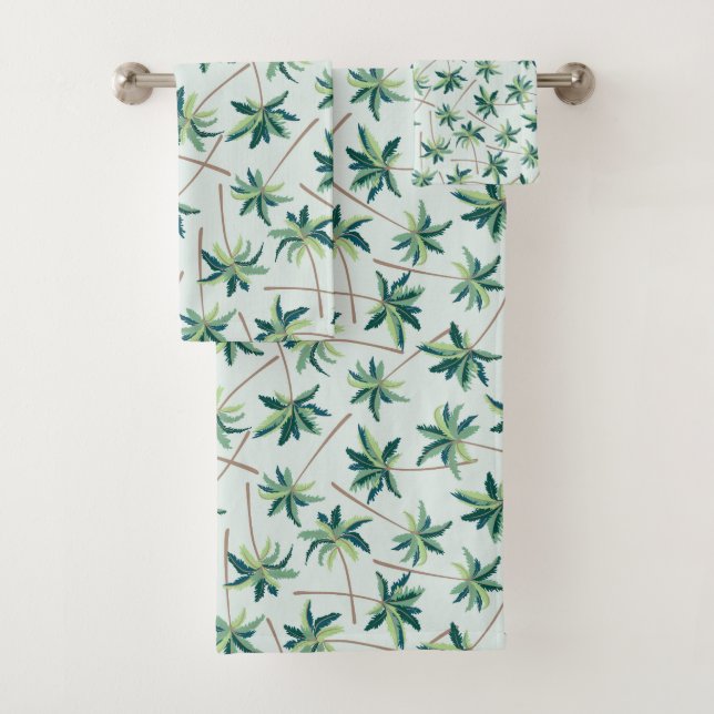 Tropische australische Fuchsschwanz-Palme Badhandtuch Set (Insitu)
