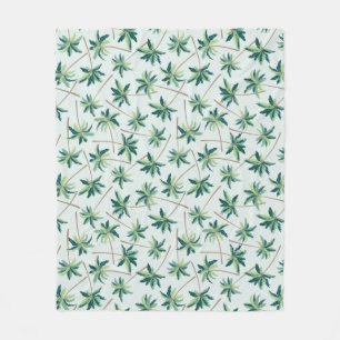 Tropische australische Fuchsschwanz-Palme Fleecedecke
