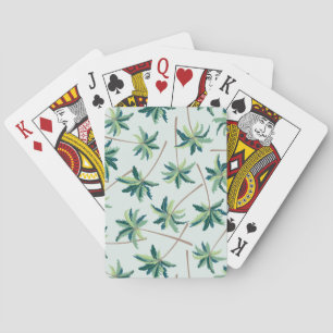 Tropische australische Fuchsschwanz-Palme Spielkarten