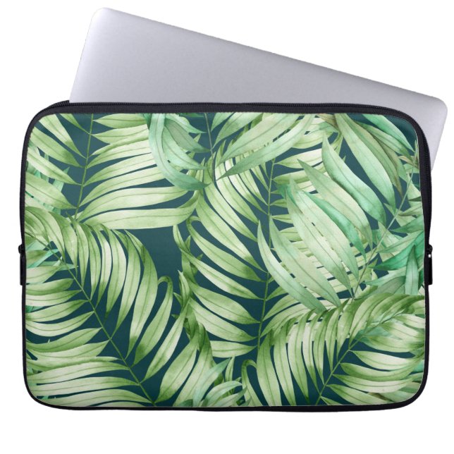 Tropische Baumkunst Laptopschutzhülle (Vorderseite)