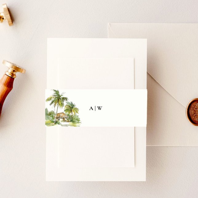 Tropische Bestimmung Einladungsbanderole (Von Creator hochgeladen)