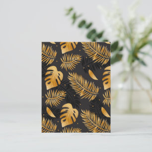 Tropische Blätter 14 Postkarte