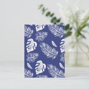 Tropische Blätter 15 Postkarte
