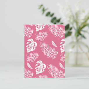 Tropische Blätter 17 Postkarte
