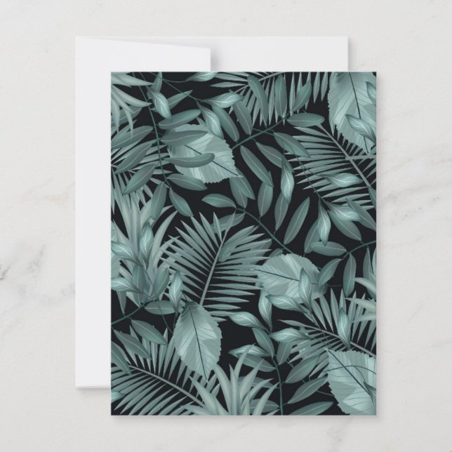 Tropische Blätter 4 Mitteilungskarte (Vorderseite)