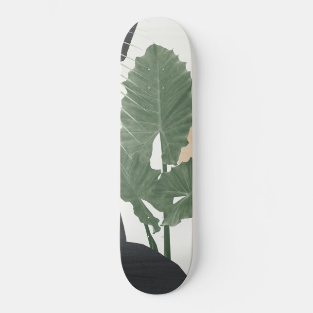 Tropische Blätter Abstrakt Finesse #1 #tropical Skateboard (Vorderseite)