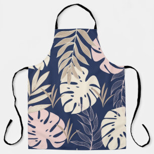 Tropische Blätter: Abstrakte Jungle Print Schürze