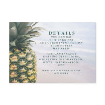 Tropische Blätter Ananas Hawaiianische Hochzeiten 